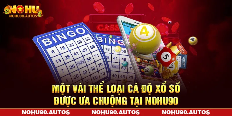 Một vài thể loại cá độ xổ số được ưa chuộng tại NOHU90